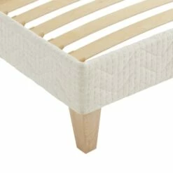 Sommier Déco Tapissier éco-responsable 140 X 200 Ecru -Doublures De Lit Soldes 2024 sommier deco tapissier eco responsable 140 x 200 ecru 1