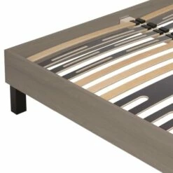 Sommier Démontable 160x200cm Aspect Naturel -Doublures De Lit Soldes 2024 sommier demontable 160x200cm aspect naturel 2