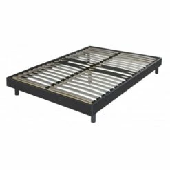 Sommier En Bois Avec Lattes Morphologiques Et Pieds Inclus 90 X 190
