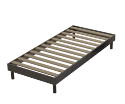 Sommier En Kit A Latte Anthracite 90x190