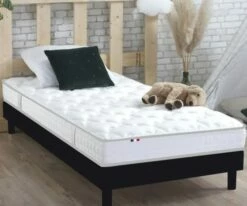 Sommier En Kit A Latte Anthracite 90x190 -Doublures De Lit Soldes 2024 sommier en kit a latte anthracite 90x190 2