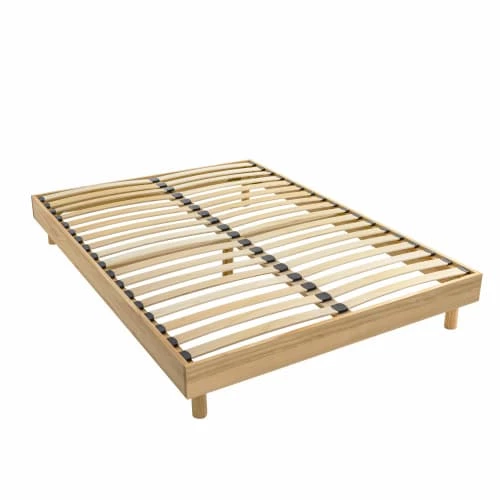 Sommier Kit En Bois Massif Naturel 160x200 1 Sommier Kit En Bois Massif Naturel 160x200