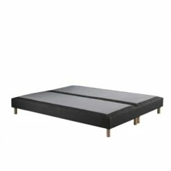 Sommier Tapissier Anthracite 160x200 -Doublures De Lit Soldes 2024 sommier tapissier anthracite 160x200 3