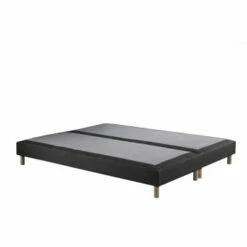 Sommier Tapissier Gris Souris 180x200 -Doublures De Lit Soldes 2024 sommier tapissier anthracite 180x200 crepuscule