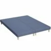 Sommier Tapissier Bleu Denim 2x80x200