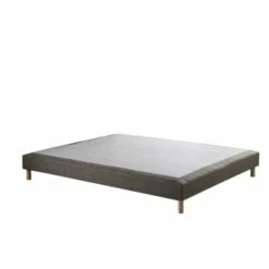 Sommier Tapissier Gris éléphant 140x190 -Doublures De Lit Soldes 2024 sommier tapissier camel 140x190 symbiose