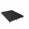 Sommier Tapissier Gris Anthracite Noir 2x90x200