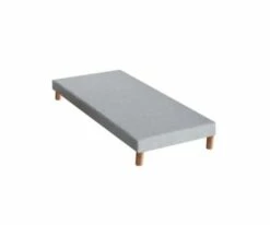 Sommier Tapissier Gris Chiné 80x200