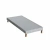 Sommier Tapissier Gris Chiné 90x190