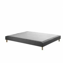 Sommier Tapissier Gris éléphant 140x190 -Doublures De Lit Soldes 2024 sommier tapissier gris elephant 140x190 symbiose