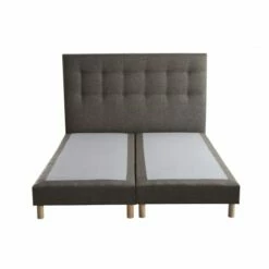 Sommier Tapissier + Tete De Lit Capitonnée Camel 160x200 -Doublures De Lit Soldes 2024 sommier tapissier tete de lit capitonnee camel 160x200 4
