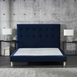 Sommier + Tete De Lit Capitonnée Intemporel 140x190 -Doublures De Lit Soldes 2024 sommier tete de lit capitonnee intemporel 140x190 3