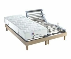 Sommiers Relaxation Electrique Français 2x90x200