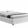 Structure De Lit Avec Coffre 160 X 200 Cm Blanc