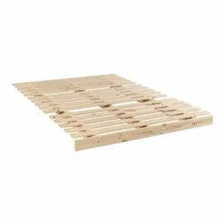 Structure Futon En Pin Massif 90x200 -Doublures De Lit Soldes 2024 structure futon en pin massif 90x200 3