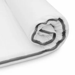 Surmatelas 140x190, Protection Matelas, Sur Matelas Mousse Hauteur 5cm -Doublures De Lit Soldes 2024 surmatelas 140x190 protection matelas sur matelas mousse hauteur 5cm 2