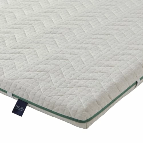 Surmatelas écoresponsable Latex Naturel 130x190 2 Surmatelas écoresponsable Latex Naturel 130x190 – Image 2