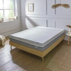 Surmatelas Mémoire De Forme 7 Cm Déhoussable Tissu Respirant 90x190cm 5 Surmatelas Mémoire De Forme 7 Cm Déhoussable Tissu Respirant 90x190cm -Doublures De Lit Soldes 2024 surmatelas memoire de forme 7 cm dehoussable tissu respirant 90x190cm 1