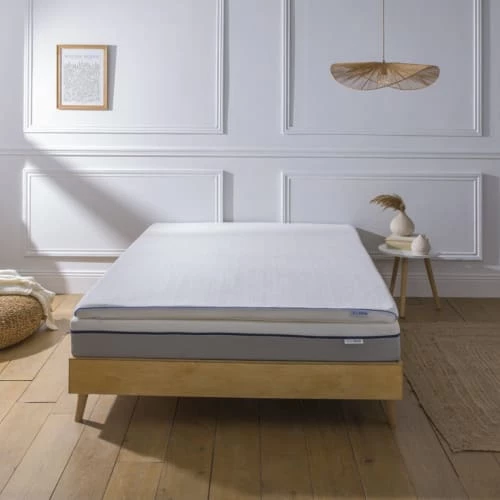 Surmatelas Mémoire De Forme 7 Cm Déhoussable Tissu Respirant 90x190cm 4 Surmatelas Mémoire De Forme 7 Cm Déhoussable Tissu Respirant 90x190cm – Image 4