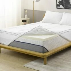 Surmatelas Mémoire De Forme 8cm 180x200cm -Doublures De Lit Soldes 2024 surmatelas memoire de forme 8cm 180x200cm 2
