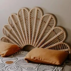 Tête De Lit Rotin Fleur -Doublures De Lit Soldes 2024 tete de lit rotin fleur 1