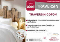 Traversin Douceur Coton Moelleux Blanc 140 Cm -Doublures De Lit Soldes 2024 traversin douceur coton moelleux blanc 140 cm 2